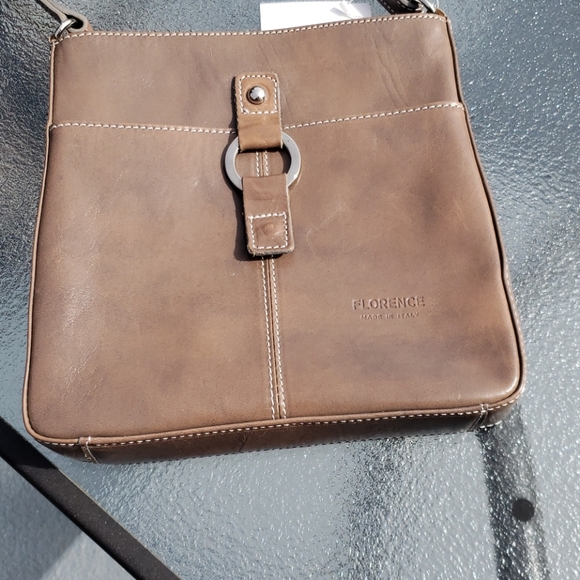 Florence Borse In Pelle Real Leather Crossbody Purse - Picture 4 of 15